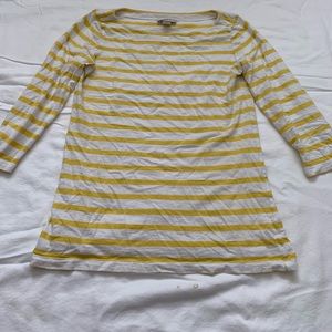 Loft Striped Boatneck Top